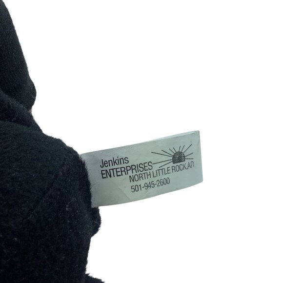 NCAA The Ohio State Buckeyes Black Plush Stuffed Animal Bear Red Bow 9” NEW - Picture 4 of 6